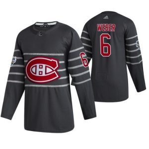 Men's Montreal Canadiens #6 Shea Weber Gray 2020 NHL All-Star Game
